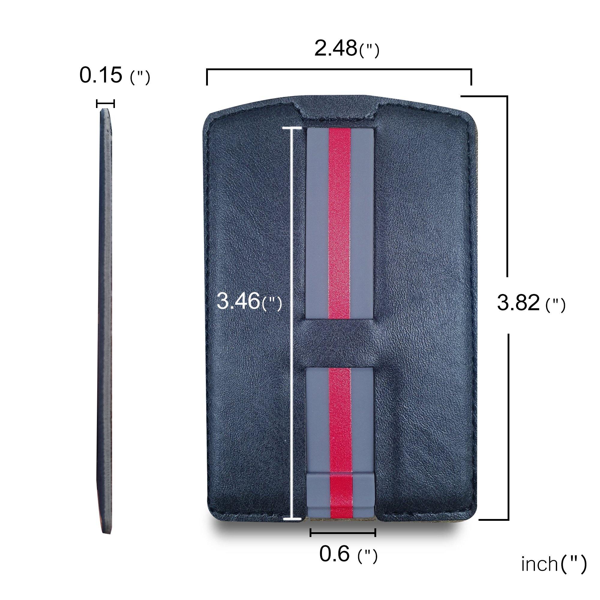 CARI Universal 3 in 1 Phone Wallet with Card Holder, Stand, and Strap - Black - RapidX