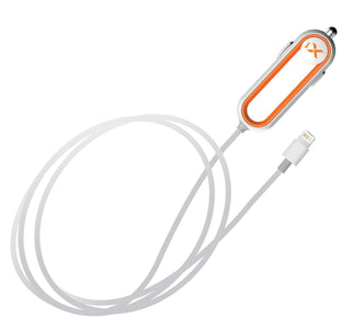 X1 Car Charger with Lightning Connector - Orange - RapidX